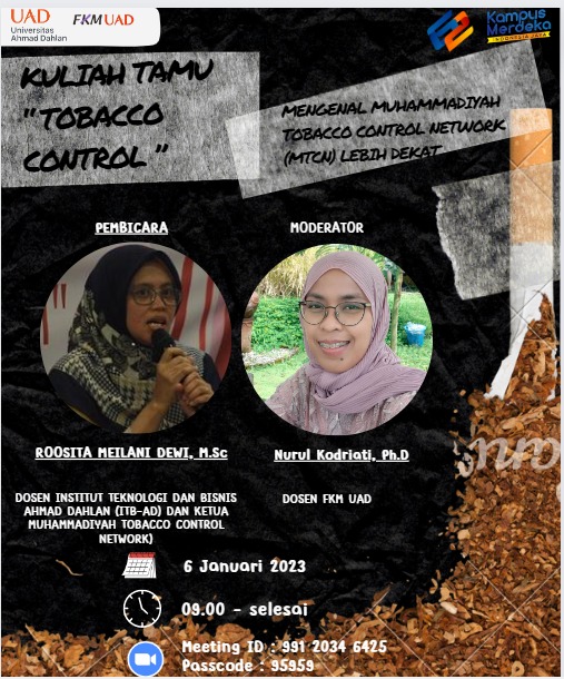 Kuliah Tamu "Tobacco Control"