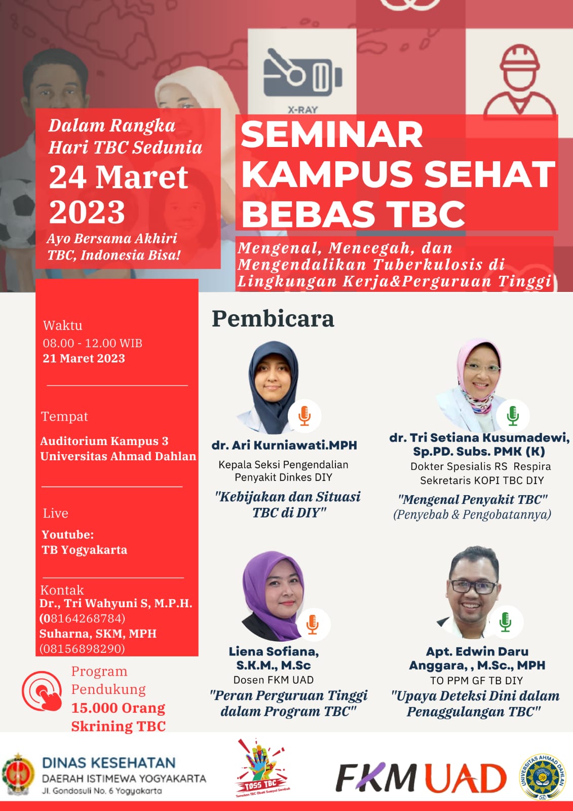 seminar kampus sehat bebas tbc 2023